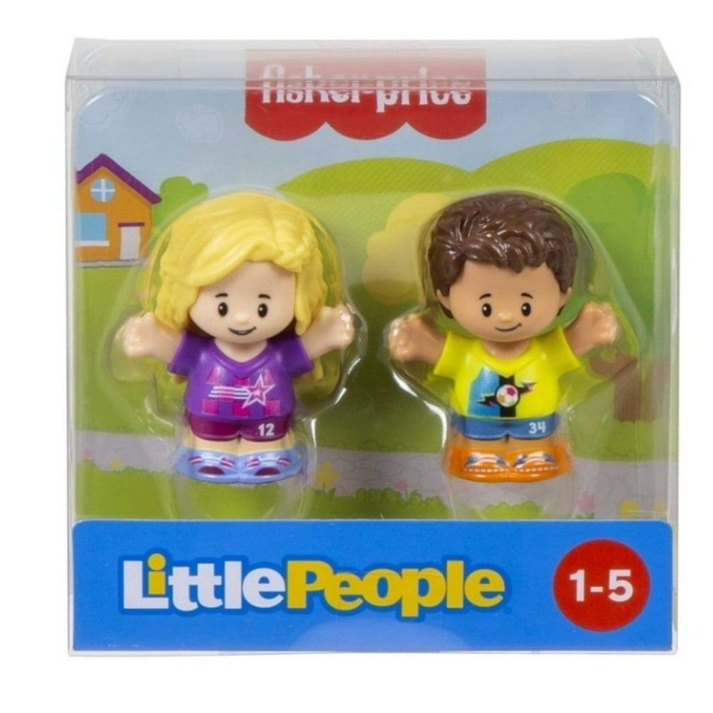 🎉 SALAH & BECCA FISHER-PRICE Girl & Boy Soccer Player - Picture 2 of 3